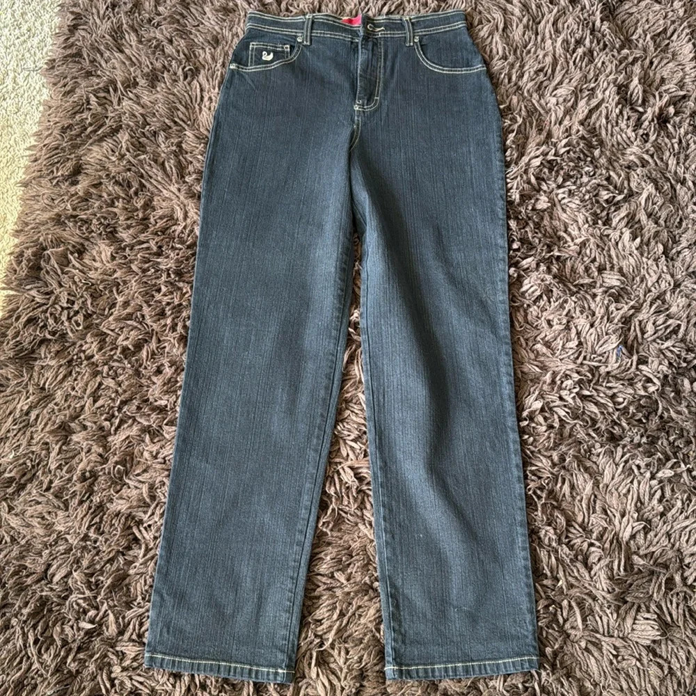 Vintage Gloria Vanderbilt dark denim jeans size 6